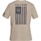 Under Armour UA Freedom Flag T-Shirt - Mens, Desert Sand, Small, 1333350290SM