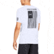 Under Armour UA Freedom Flag T-Shirt - Mens, White/Black, 3X-Large, 13333501003XL