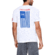 Under Armour UA Freedom Flag T-Shirt - Mens, White, X-Large, 1333350101XL