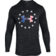 Under Armour UA Freedom Tech Terry Hoodie - Mens, Black/White, 2X-Large, 13231050022X