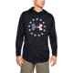 Under Armour UA Freedom Tech Terry Hoodie - Mens, Black/White, 2X-Large, 13231050022X