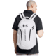 Under Armour Ua Hustle 6.0 Backpack, White/white/black - 1384672100OSFM