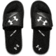 Under Armour UA Ignite VI Slide Sandal - Mens, Black/Black/Silver, 10, 302271100410
