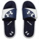 Under Armour UA Ignite VI Slide Sandal - Mens, White/Blue, 15, 302271110115