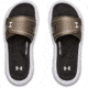 Under Armour UA Ignite VIII Slide Sandal - Womens, Black/White, 12, 128731900512