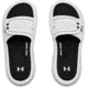Under Armour UA Ignite VIII Slide Sandal - Womens, White, 10, 128731910010