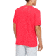 Under Armour UA Iso-Chill Stacked Short Sleeve T-Shirt - Mens, Medium, Pink, 1353897628MD