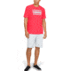 Under Armour UA Iso-Chill Stacked Short Sleeve T-Shirt - Mens, Medium, Pink, 1353897628MD