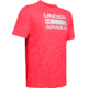 Under Armour UA Iso-Chill Stacked Short Sleeve T-Shirt - Mens, Medium, Pink, 1353897628MD
