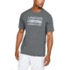 Under Armour UA Iso-Chill Stacked Short Sleeve T-Shirt - Mens, Extra Large, Pitch Gray, 1353897012XL
