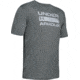 Under Armour UA Iso-Chill Stacked Short Sleeve T-Shirt - Mens, Extra Large, Pitch Gray, 1353897012XL