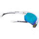 Under Armour UA Octane Sunglasses, Blue Multiflection Lens, Shiny White, One Size Fits Most, UA8600094-100961
