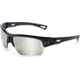 Under Armour UA Octane Sunglasses, Game Day with Chrome Multiflection Lens, Shiny Black, One Size Fits Most, UA8600094-000933