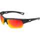 Under Armour UA Octane Sunglasses, Orange Baseball Tuned Lens, Satin Black, One Size Fits Most, UA8650094-010144