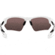 Under Armour UA Octane Sunglasses, Tuned Baseball Blue Lens, Satin White/Black, One Size Fits Most, UA8650094-110164