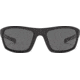 Under Armour UA Powerbrake Sunglasses, Gray Lens, Satin Black, One Size Fits Most, UA8600105-010100