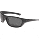 Under Armour UA Powerbrake Sunglasses, Gray Lens, Shiny Black, One Size Fits Most, UA8630105-000108