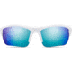 Under Armour UA Propel Sunglasses, Blue Multiflection Mirrored Lens, Satin White, One Size Fits Most, UA8600106-111861