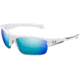 Under Armour UA Propel Sunglasses, Blue Multiflection Mirrored Lens, Satin White, One Size Fits Most, UA8600106-111861