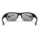 Under Armour UA Propel Sunglasses, Gray Polarized Lens, Shiny Black, One Size Fits Most, UA8640106-000118