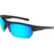 Under Armour UA Propel Sunglasses, Rubber Gray Blue Lens, Satin Black, One Size Fits Most, UA8600106-010161