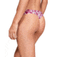 Under Armour UA Pure Stretch Print Thong - 3-Pack, Large, Aubergine, 1325617696LG