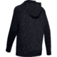 Under Armour UA Rival Fleece Sportstyle LC Sleeve Graphic Hoodie - Womens, Black, Large, 1348559001LG