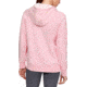 Under Armour UA Rival Fleece Sportstyle LC Sleeve Graphic Hoodie - Womens, Lipstick, 2X-Large, 13485596912X