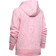 Under Armour UA Rival Fleece Sportstyle LC Sleeve Graphic Hoodie - Womens, Lipstick, 2X-Large, 13485596912X