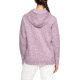 Under Armour UA Rival Fleece Sportstyle LC Sleeve Graphic Hoodie - Womens, Pink Fog, Large, 1348559694LG