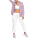 Under Armour UA Rival Fleece Sportstyle LC Sleeve Graphic Hoodie - Womens, Pink Fog, Large, 1348559694LG
