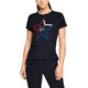 Under Armour UA Freedom Star T-Shirt - Women's, Large, Black, 1327572001LG