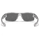 Under Armour Youth Nitro L Sunglasses, Clear Frame,Gray/Orange Multiflection Lens U8600048-141441