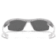 Under Armour Youth Nitro L Sunglasses, White/Black Frame, Gray Multiflection Lens U8600048-881101