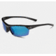 Under Armour Zone 2.0, Shiny Black Frame w/Black Rubber,Gray w/Blue ML, U8600050-000161