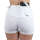 UnderTech Undercover UTUC Womens Concealment Short Shorts, White 4021-WHI-SM