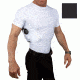 UnderTech Undercover Mens Concealment Holster Crew Neck Coolux Shirt,Black,3XL T1018BK-3X