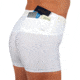UnderTech Undercover Womens Travel Safe Short Shorts,White,2XL TS1118WH-2X