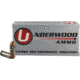 Underwood Ammo .45 ACP +P 230 Grain Full Metal Jacket Nickel Plated Brass Cased Pistol Ammo, 50 Rounds, 337