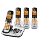 Uniden 4 Handset DECT 6.0 Cordless Phone with Digital Answering System D1780-4