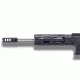 Unique-ARs Bullets Handguard with Dolos Locking Ring, Cerakote Armor Black, 7 in dolosbullet7