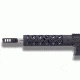 Unique-ARs Chains AR-15 Handguard, Cerakote Armor Black/Anodize Black, 9in chains9