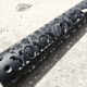 Unique-ARs Molon Labe AR-15 Handguard, Cerakote Armor Black/Anodize Black, 12in, molon12