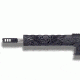 Unique-ARs Wing and Skull AR-15 Handguard, Cerakote Armor Black/Anodize Black, 9in wingandskull9