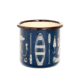 United By Blue Hooked Enamel Candle Mug, Navy, One Size, 709-002-13213