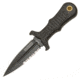 United Cutlery Combat Sub Commander Mini Boot Knife, Black Combo Blade UC2724