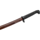 United Cutlery Honshu Damascus Wakazashi, 40.5in Overall, 30.25in Blade, Black Checkered Tpr Handle, SS Guard, Hellfire Damascus Steel Blade, Black Tpr Scabbard, Black, UC3125D