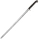 United Cutlery Honshu Double Edge Sword, 30.5" satin finish 1065 carbon steel blade, Black TPR handle, UC3245ND