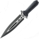 United Cutlery M48 Talon Dagger Knife, 6.88 two-tone finish double edge 2Cr13 stainless , Black G10 handle, UC3336