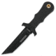 United Cutlery Sub Commander Black Fixed Blade Mini Boot Knife,2.5in Drop Point Steel Blade,TPR Rubberized Handle UC3120
